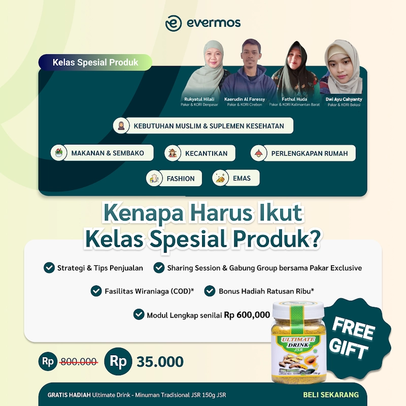 Product image Ultimate Drink - Kelas Spesial Produk - Minuman Tradisional JSR 150g JSR