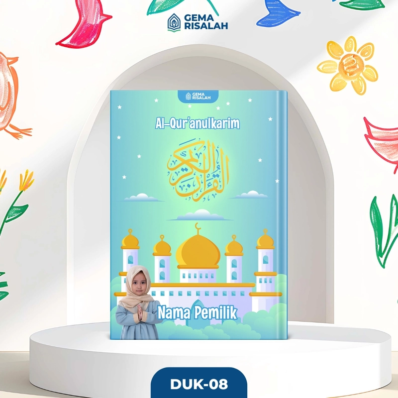 Product image Gema Risalah - Al Quran Custom Desain Kids Ukuran A5 Terjemahan Perkata Latin DUK-01 Al Sadda HVS