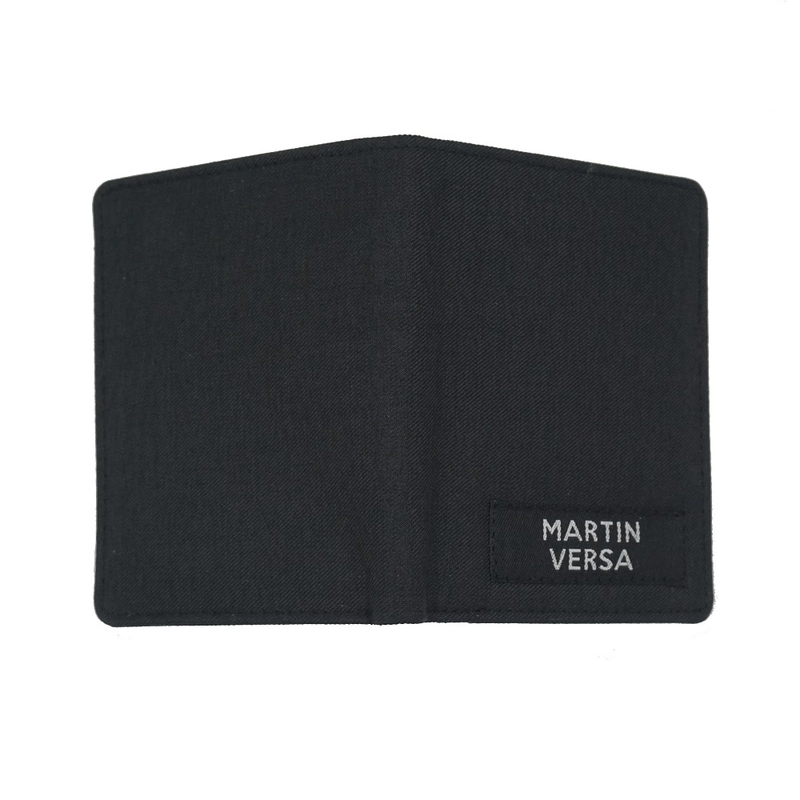Product image Martinversa WL17 Dompet Lipat Uang Persegi Man Wallet Kain Kanvas Free Size Hitam