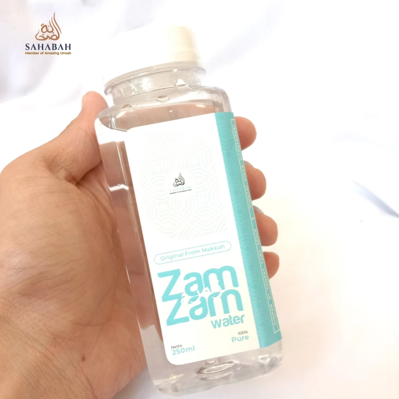 Product image Sahabah Store - Air Zam Zam Sahabah - Air Zamzam Asli - Zam zam Original 75 ml Original