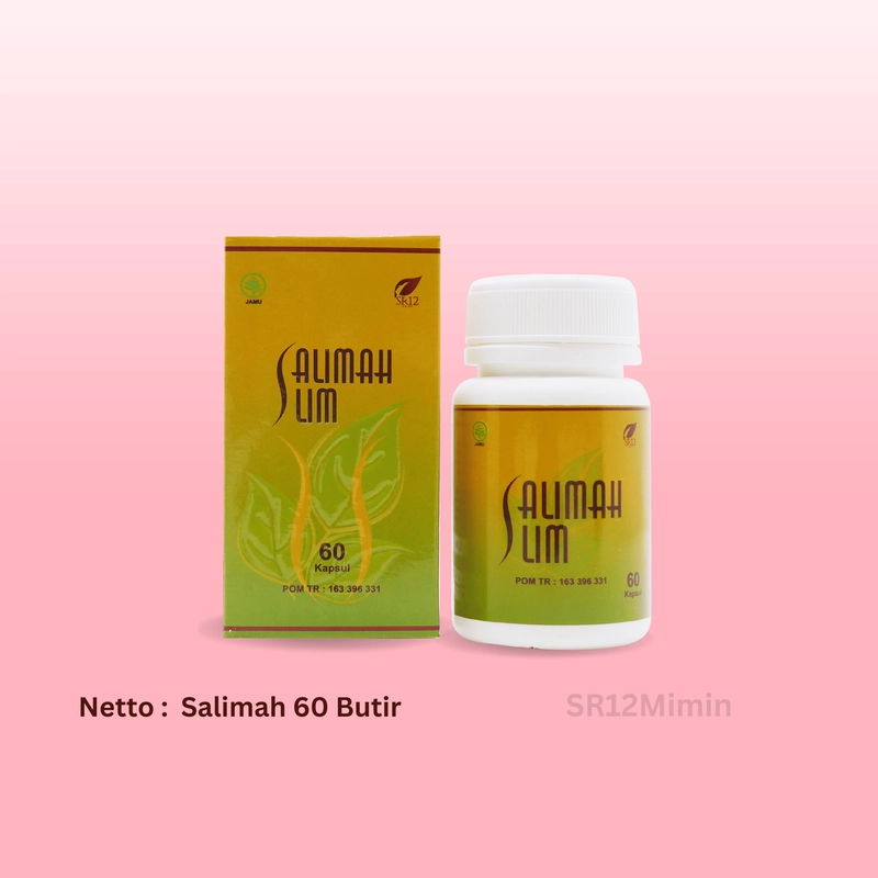 Product image SR12 Mimin - SR12 Salimah Slim Salusi Diet Tanpa Efek Samping 60 butir salimah slim