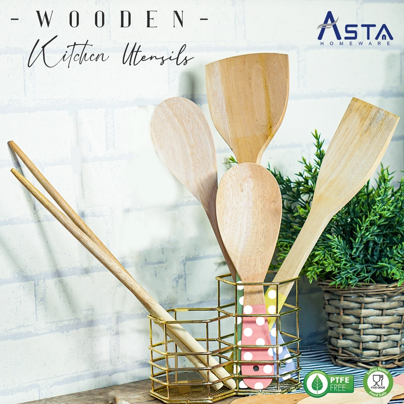Product image Asta Homeware Official - Asta Homeware - Spatula Kayu Set Jenis Spatula Set