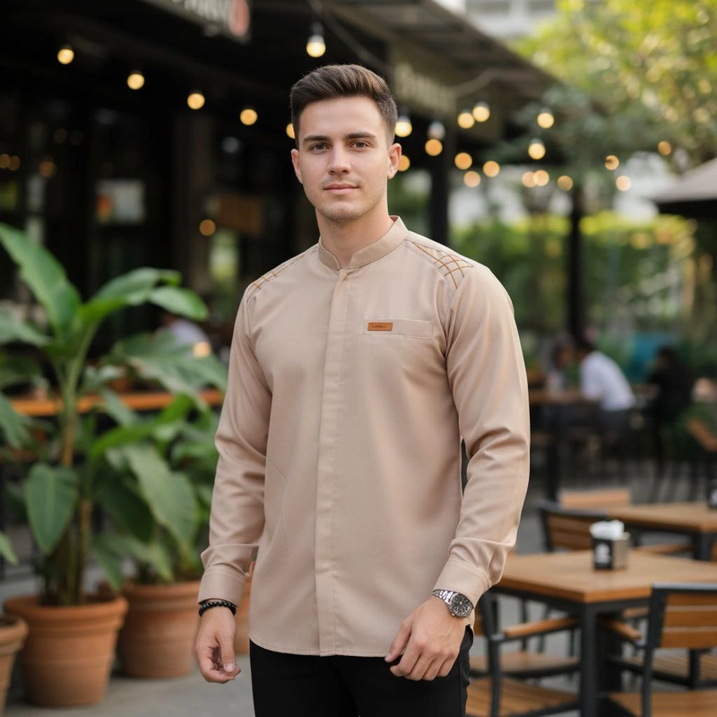 Product image Batik Alfin - New baju koko pria dewasa motif Ruby modern terbaru bagus banget nyaman di pakai M Koko Ruby coksu