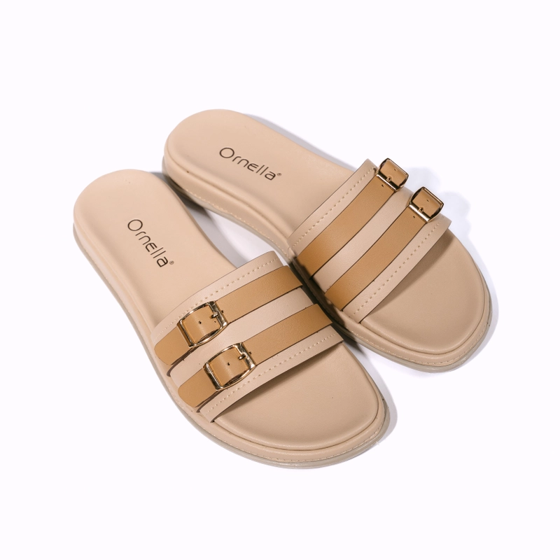 Product image Odillon - Ornella - MX 192 / Sandal Slip On Wanita Casual 36 KHAKI/CAMEL