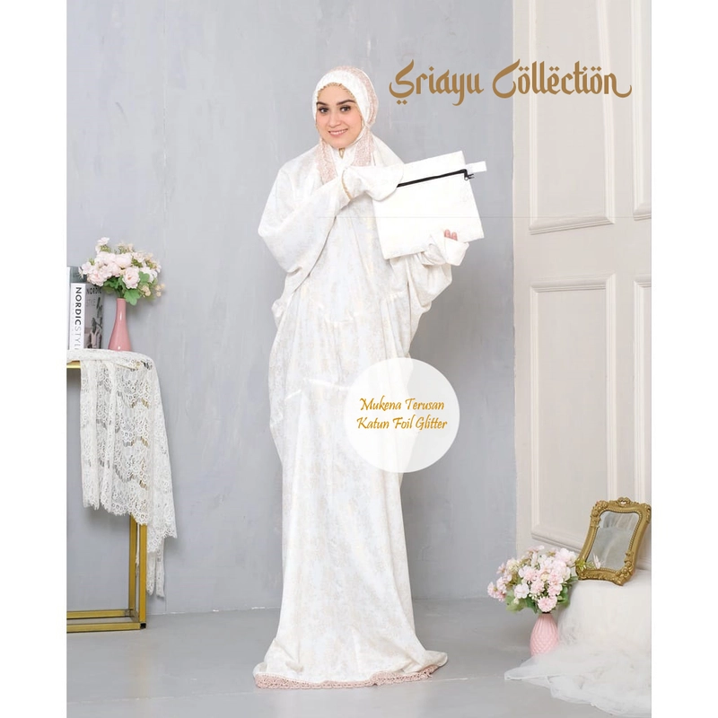 Product image SRIAYU COLLECTION - MUKKENA TERUSAN MEWAH FOIL GLITER CANTIK ALLSIZE MOTIF2