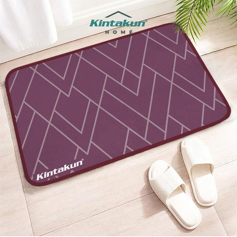 Product image Kintakun - Kintakun Home New Keset Kaki Lantai Kamar Mandi Anti Slip Menyerap Air Pilihan Size 40 x 60 Touma