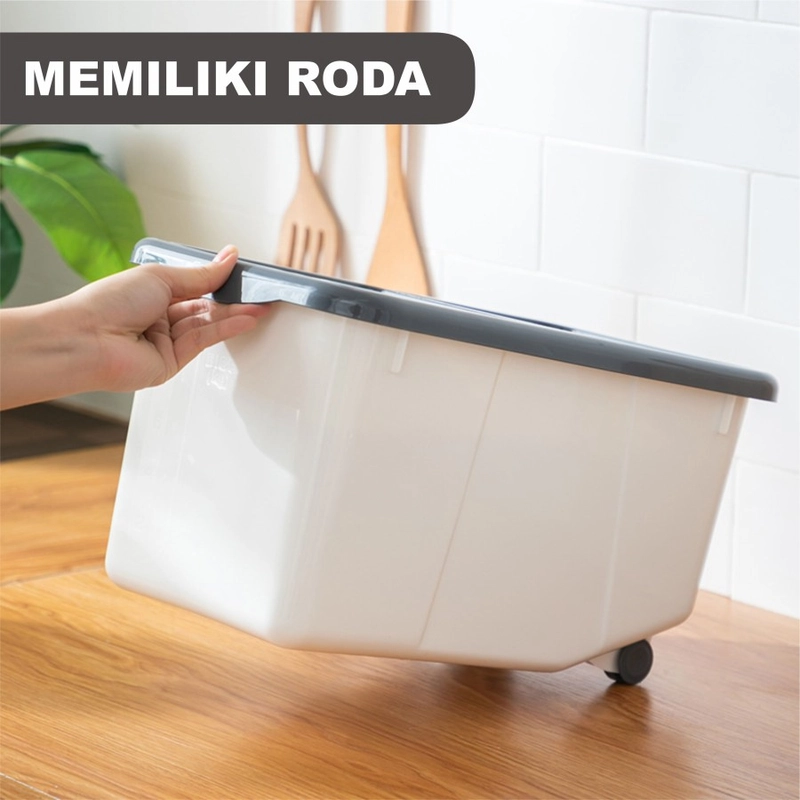 Product image [PO] Orderpedia Kichen - Box Tempat Penyimpanan Beras Dengan Roda Serbaguna Small Random