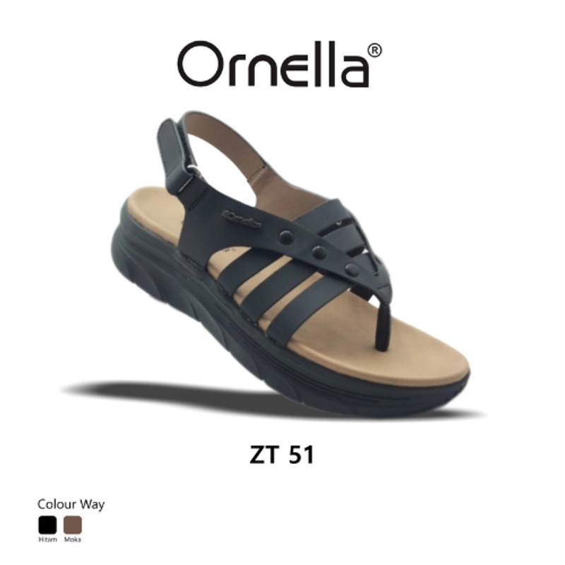 Product image Odillon - Ornella - ZT 51 / Sepatu Sandal Wanita Casual 36 BLACK