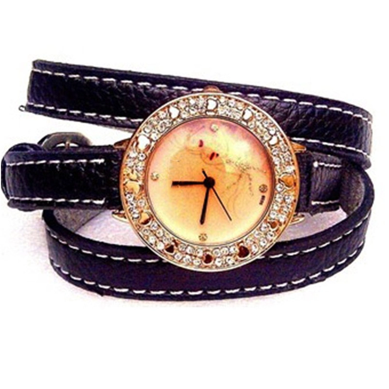 Product image Lanc Fashion - jam Tali Panjang Diamond Lady Lilit Fashion Kasual Warna Hitam