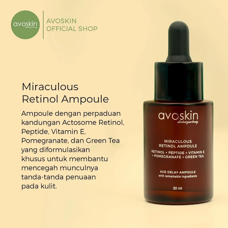 Product image AVOSKIN OFFICIAL - Miraculous Retinol Ampoule Skincare 30 ml Retinol Ampoule