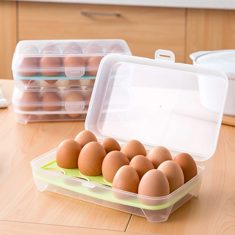 Product image Tempat Telur 15 Sekat Lubang Box Telur A56 BIRU