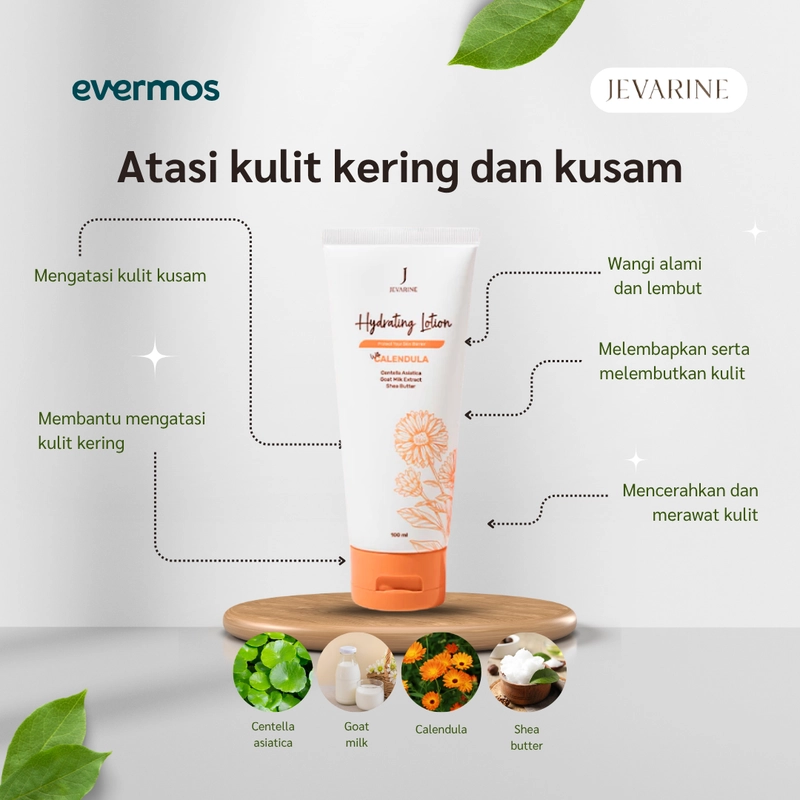 Product image Jevarine - Bundle Skin Body Castile Soap + Hydrating Lotion Bundling 1 Paket