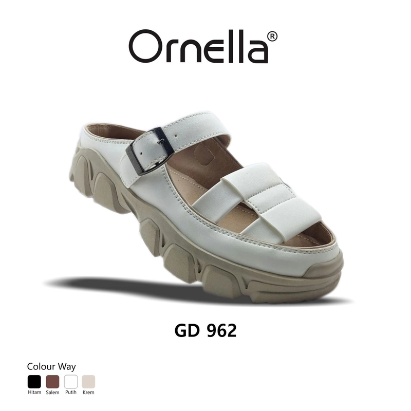 Product image Odillon - Ornella - GD 962 / Sandal Bustong Wanita Casual 40 WHITE