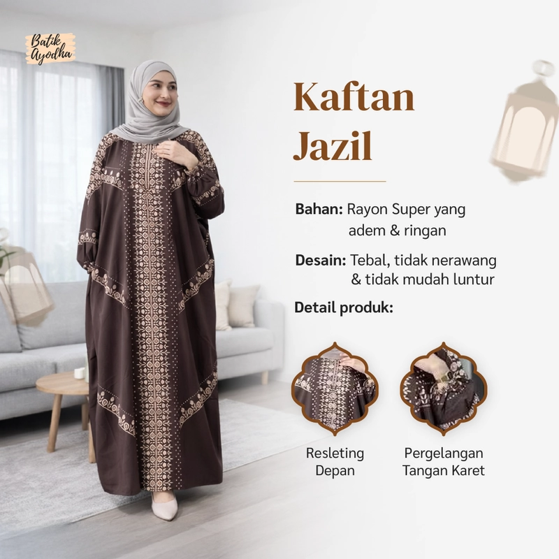 Product image Batik Ayodha - KAFTAN JAZIL ALLSIZE JUMBO Allsize A