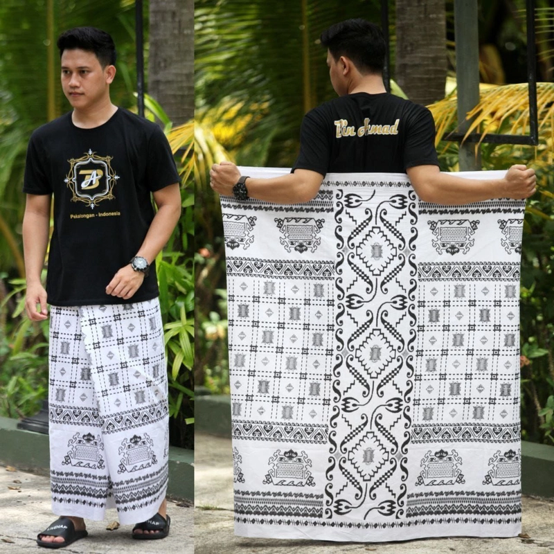 Product image Khisna collection - Sarung pria dewasa motif kepiting Sarung dewasa Putih