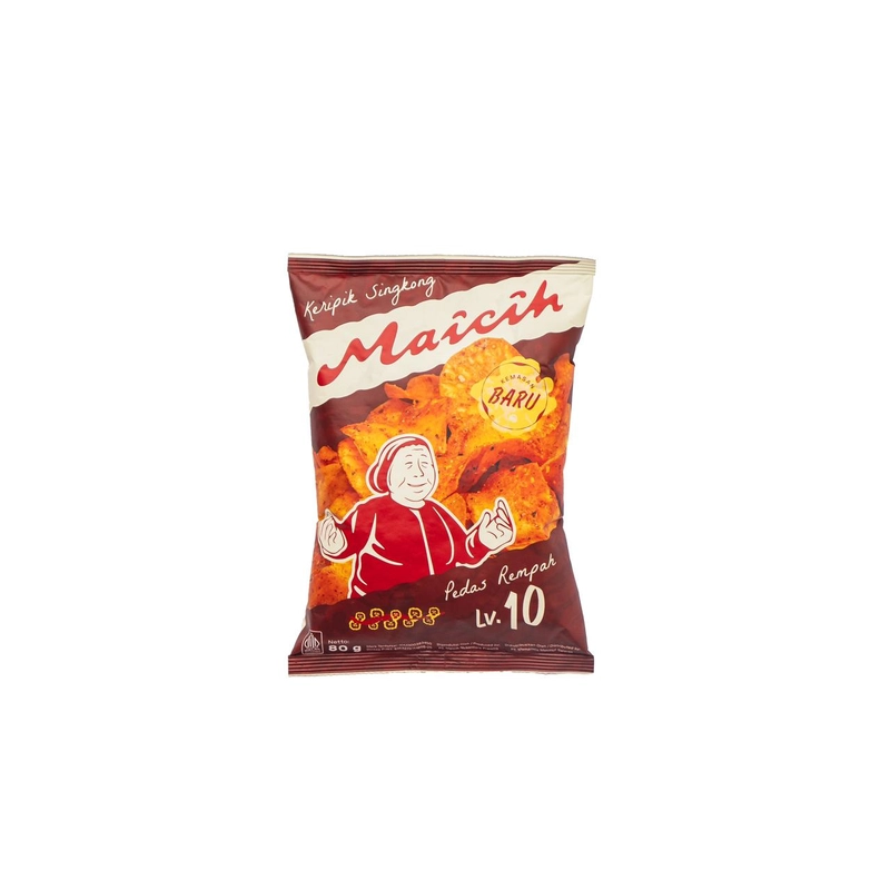 Product image Maicih Official - keripik singkong level 10 80gr pedas