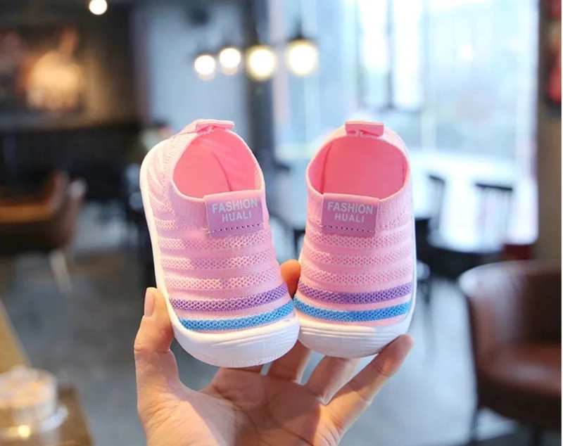 Product image JZ 0-2 Th Sepatu Bayi Stripe Non Slip 20 Pink