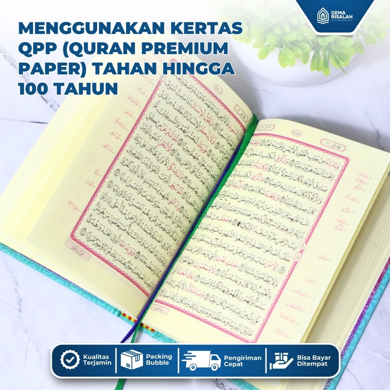 Product image Gema Risalah - Alquran Hafalan Al Mumtaz A6 15 x10cm QPP Premium Tahan 100 tahun Non Terjemah A6 MERAH
