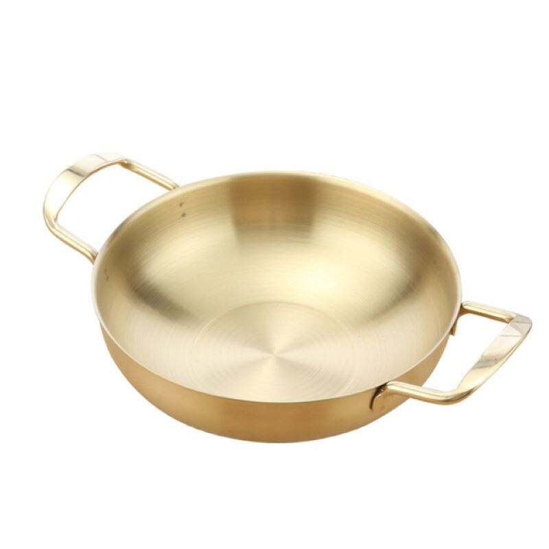 Product image RUMAH RAYA - (PO) Panci Masak Korean Stainless Steel - KC0408 - Gold 19cm Gold