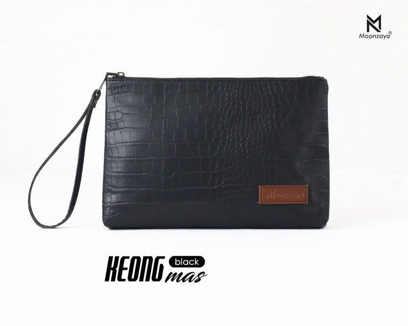 Product image Fashopid - MOONZAYA CLUTCH KEONG MAS ORIGINAL ALL BLACK