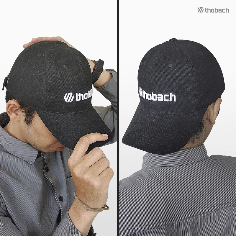 Product image Thobach official - THOBACH Baseball Hat CAP Warna BLACK