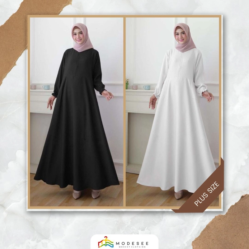 Product image Qanza Dress Basic Plus Size 2X Black