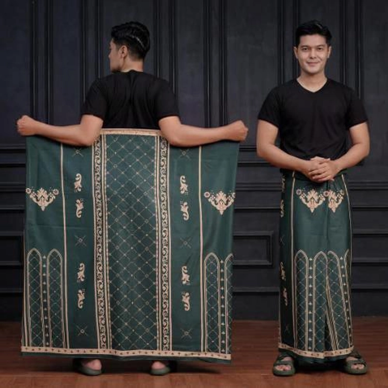 Product image Kois Batik - Sarung Pria Dewasa Terbaru Kekinian Motif arjuna Sarung Dewasa Hijau