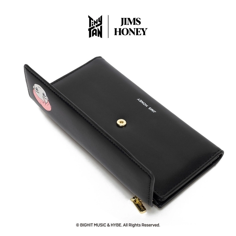 Product image JIMSHONEY SUKABUMI - Jims Honey x TinyTAN Dompet Panjang Cewek Karakter BTS Butter Wallet Long LC-7118 SUGA