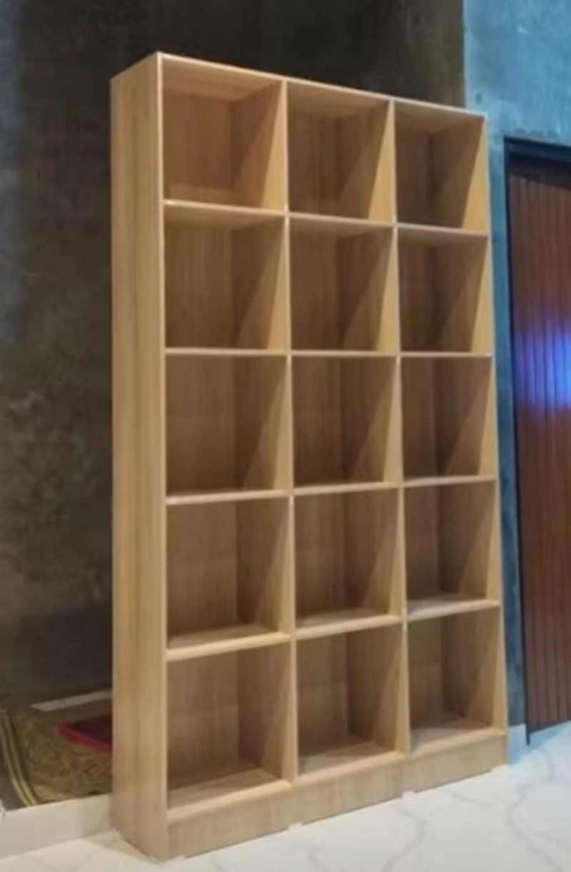 Product image Rizki Electronics - CAMILLE MPR 532 Rak Display 15 Susun kayu Natural Oak