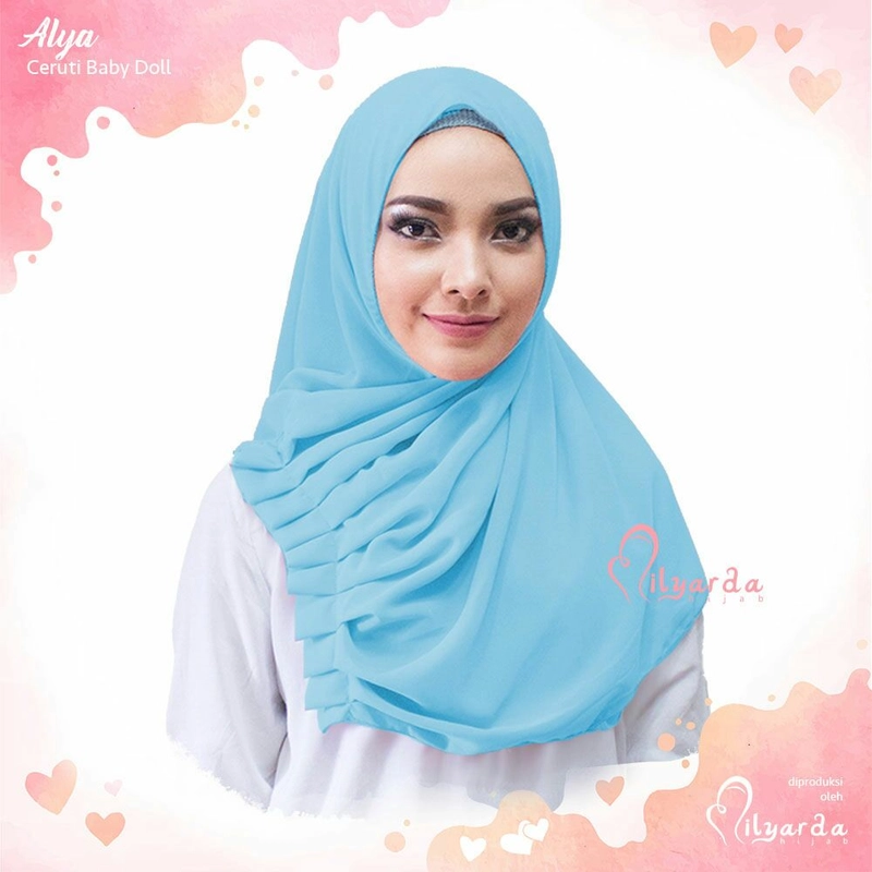 Product image Milyarda Hijab - Hijab Alya Milyarda Hijab all size baby blue