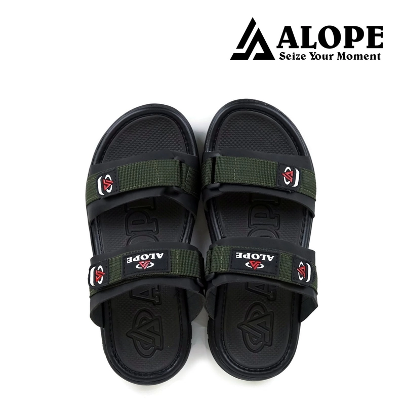Product image ALOPE OFFICIAL - SANDAL WILDER ALOPE PRIA WANITA BAHAN TEBAL ANTI LICIN SIZE DEWASA 39 SAMPAI 43 39 ARMY