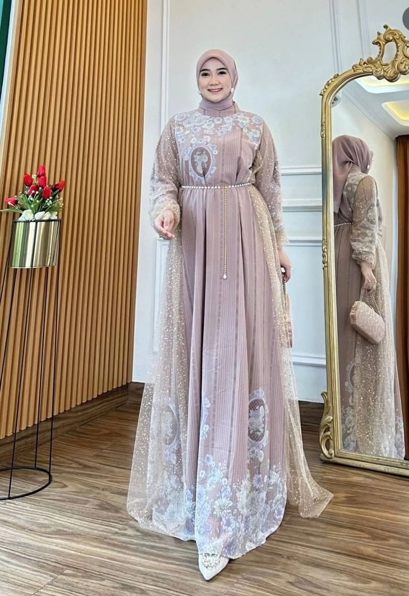 Product image Khisna collection - Drees melody tile raya free belt Allsize M4