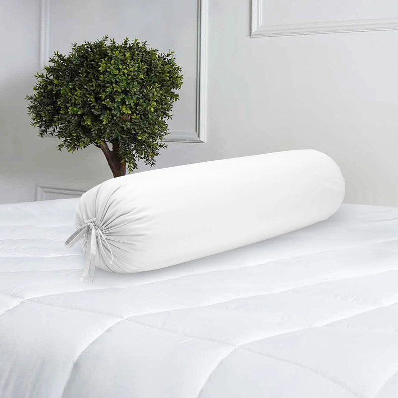 Product image Rosanna - Sarung Bantal Pillow Case Sarung Guling Bolster Case CVC Hotel Collection Sarung Guling 37x100 50/50 150 TC Plain