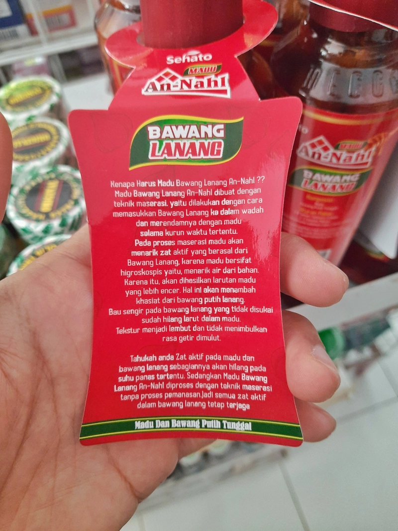 Product image Madu Bawang Lanang An Nahl 450 gr - Madu Dan Bawang Putih Tunggal 450 gram