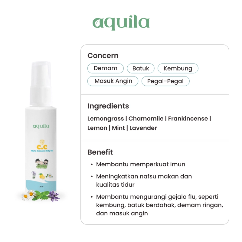 Product image Aquila CC Phyto Aromatic Body Oil for Kids 60ml all type skin