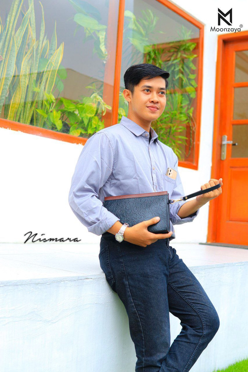 Product image Moonzaya - NISMARA BY MOONZAYA CLUTCH UNISEX CLUTCH WANITA CLUTCH PRIA NISMARA BLACK