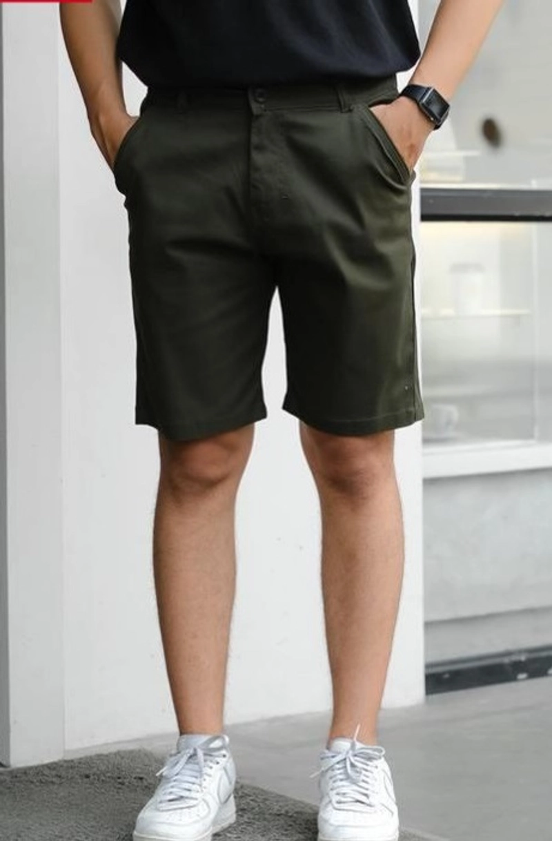 Product image Ladee Official - Celana Chino Pendek Standar Unisex Request Size Army