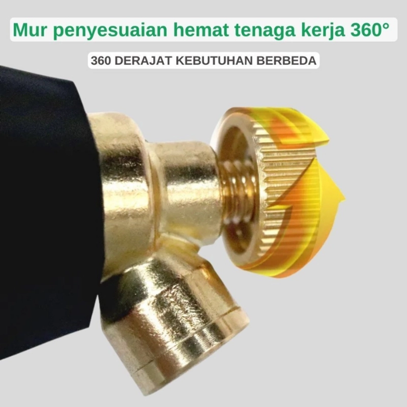 Product image KAHASIL - Kepala Semprotan Alat Penyemprot Penyiram Air Tanaman Taman Pohon Multifungsi KMJ236 HITAM