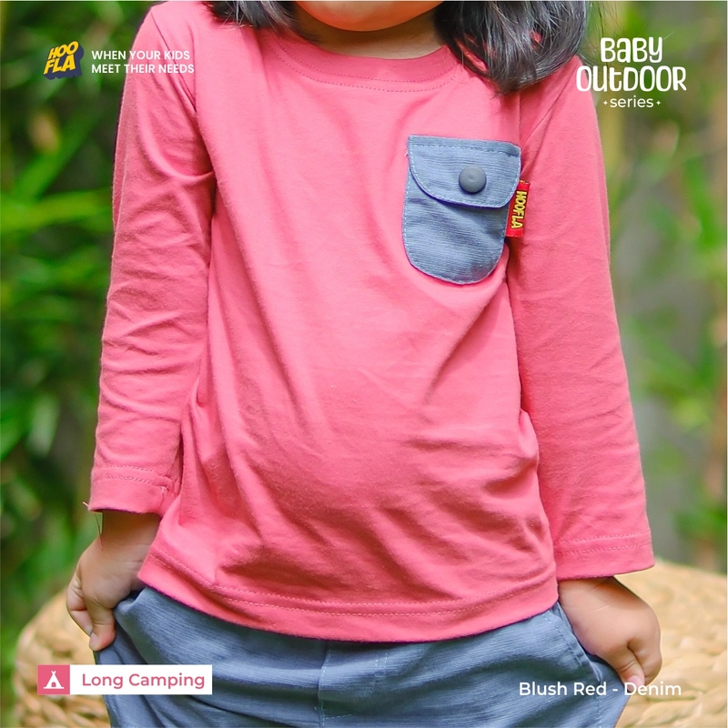 Product image Hoofla - Pakaian Anak perempuan Baby Outdoor Series Panjang S Blush Red