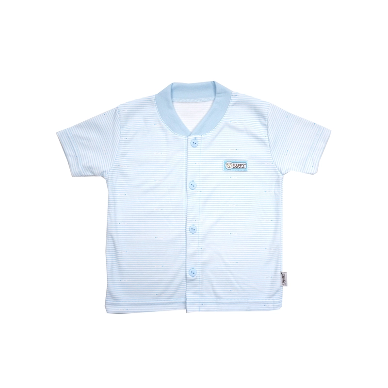 Product image FLUFFY - FLUFFY Baju Pendek Anak Salur (Isi 3Pcs) BDX SNP 1/2/3 12 - 15 KG SIZE 1 BDX-SNP-1