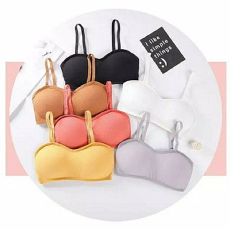 Product image Bra BH seamless tanpa kawat BH03 Allsize random