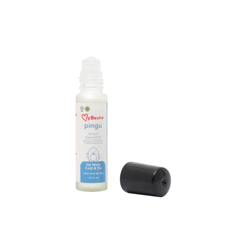 Product image MyBestie Official - MyBestie Pingu - Essential Oil Pereda Batuk Pilek Bayi 8 ml pingu