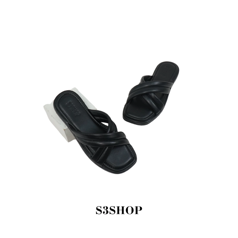 Product image S3SHOP - Sandal Nara S3shop Sendal Wanita platfrom Karet 39 Black