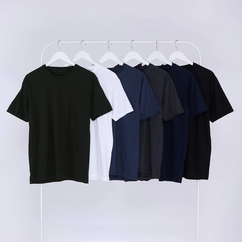 Product image Kaos San - Kaos San - Kaos oblong katun All size Pria Wanita S PUTIH