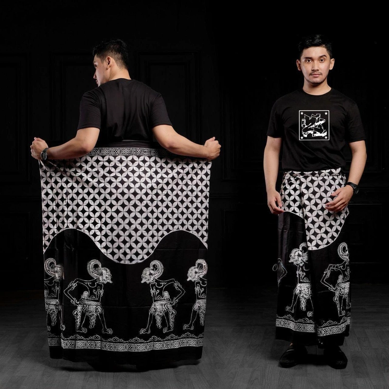 Product image Kois Batik - New Sarung Batik Pria Terkeren free peci rajut Motif Benowo Sarung dewasa Sarung benowo