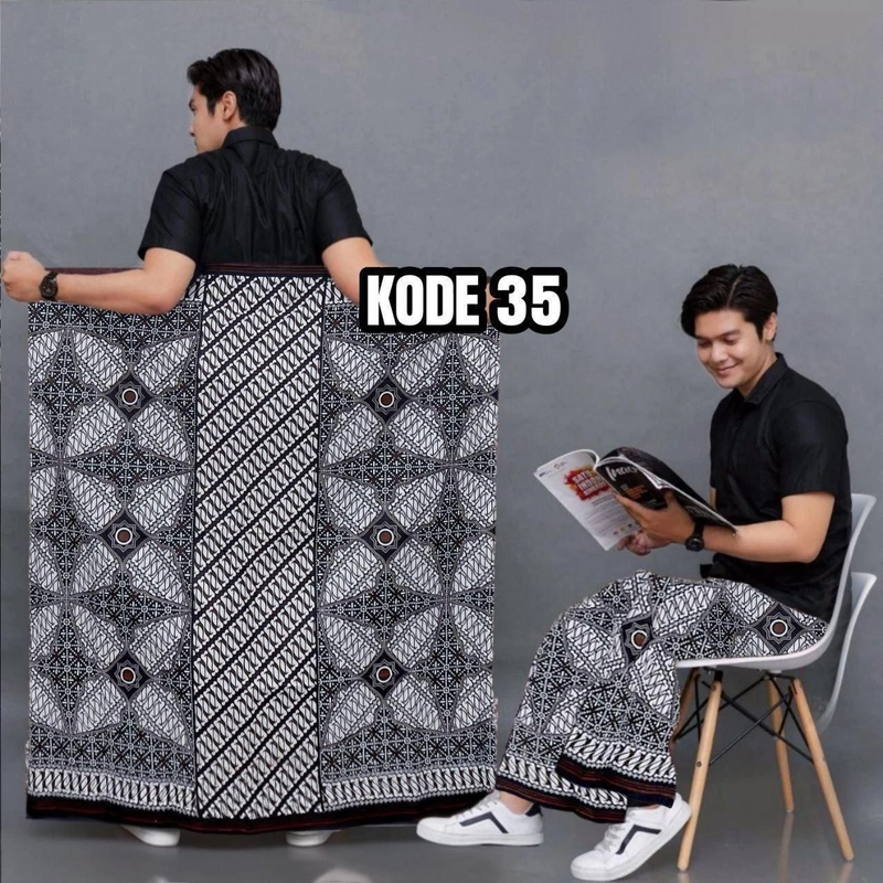 Product image Kois Batik - Sarung pria dewasa baru motif kode 35 Sarung dewasa Sarung kode 35