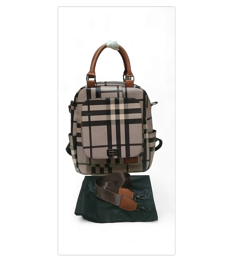 Product image Kalea - Tas ransel kunci selendang wanita premium laptop P28*T34*L12 Coklat