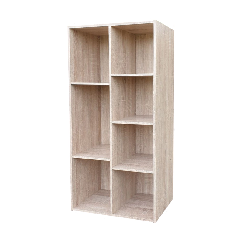 Product image Stella Lemari Buku Kayu Rak Buku 7 Susun Serbaguna RSG 7 Pintu Minimalis 15000g Non Pintu Sonoma