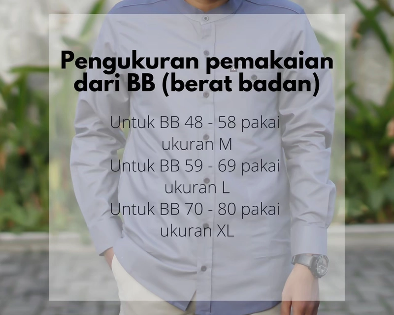 Product image Ibtihal id - KEMKO POLOS LENGAN PANJANG BAHAN OXFORD PUTIH M PUTIH