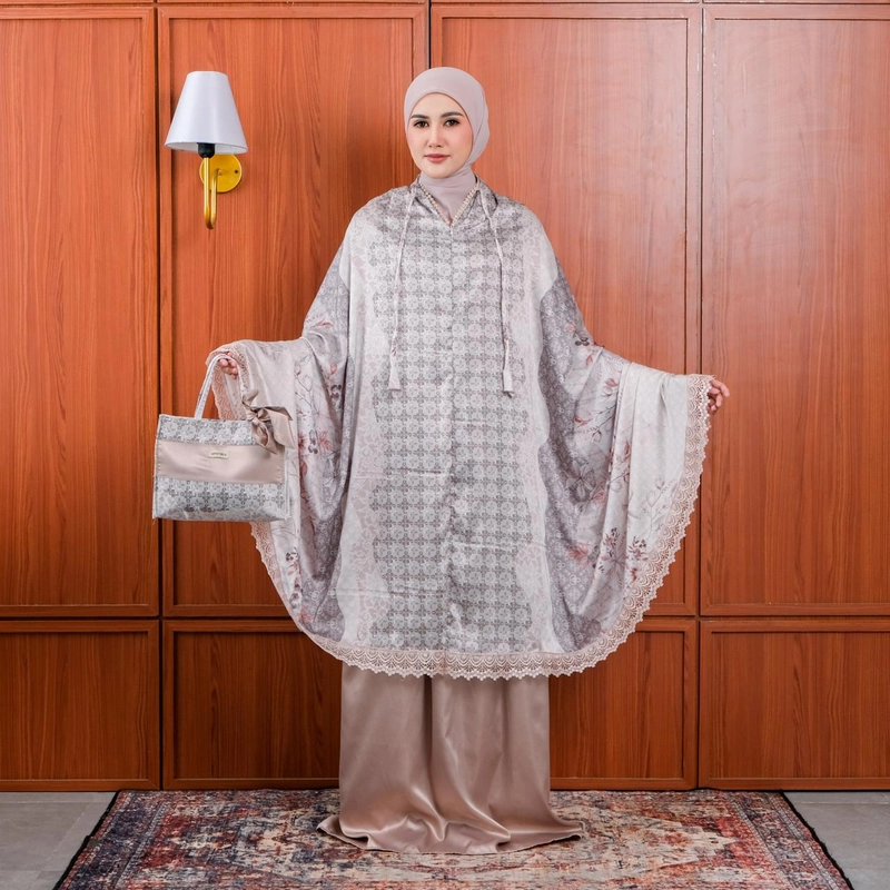 Product image qaydstoreid - Free Sejadah Mukena 2in1 Armani Silk Premium Jumbo Mewaah Jumbo Jumbo Azzura Coksu